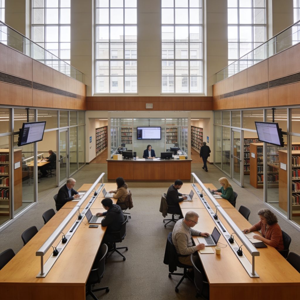 library plan