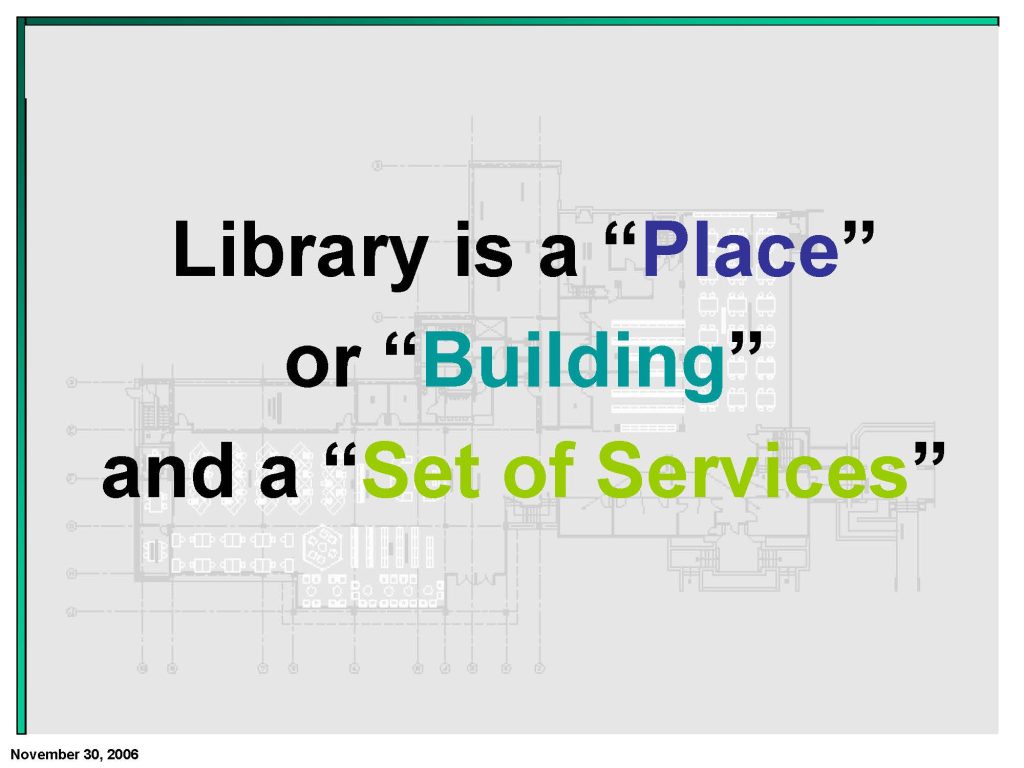 Five Disciplines for Library Planning